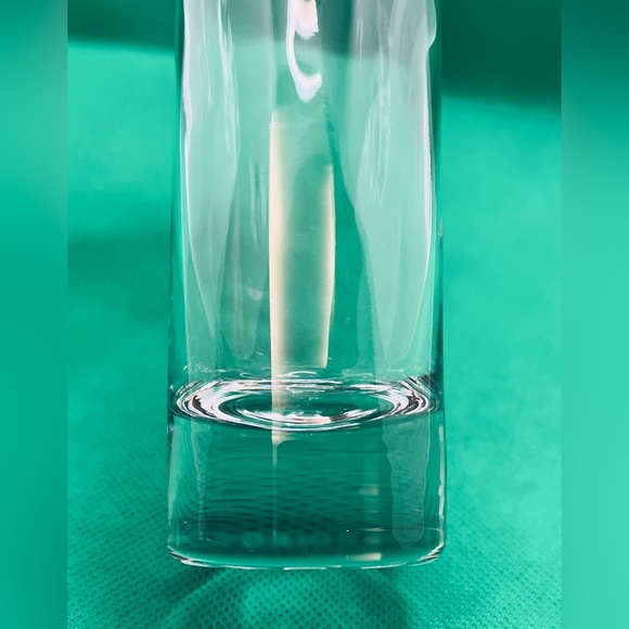 VTG Clear Glass Bud Vase 7.5 Inches Cylinder Hand Blown Art Glass EUC - Picture 6 of 8